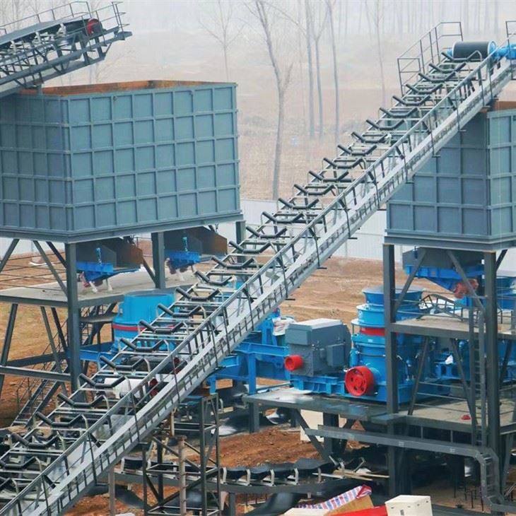mining conveyor support